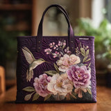 Hímzett Kézitáska - Kolibri és Orchideák