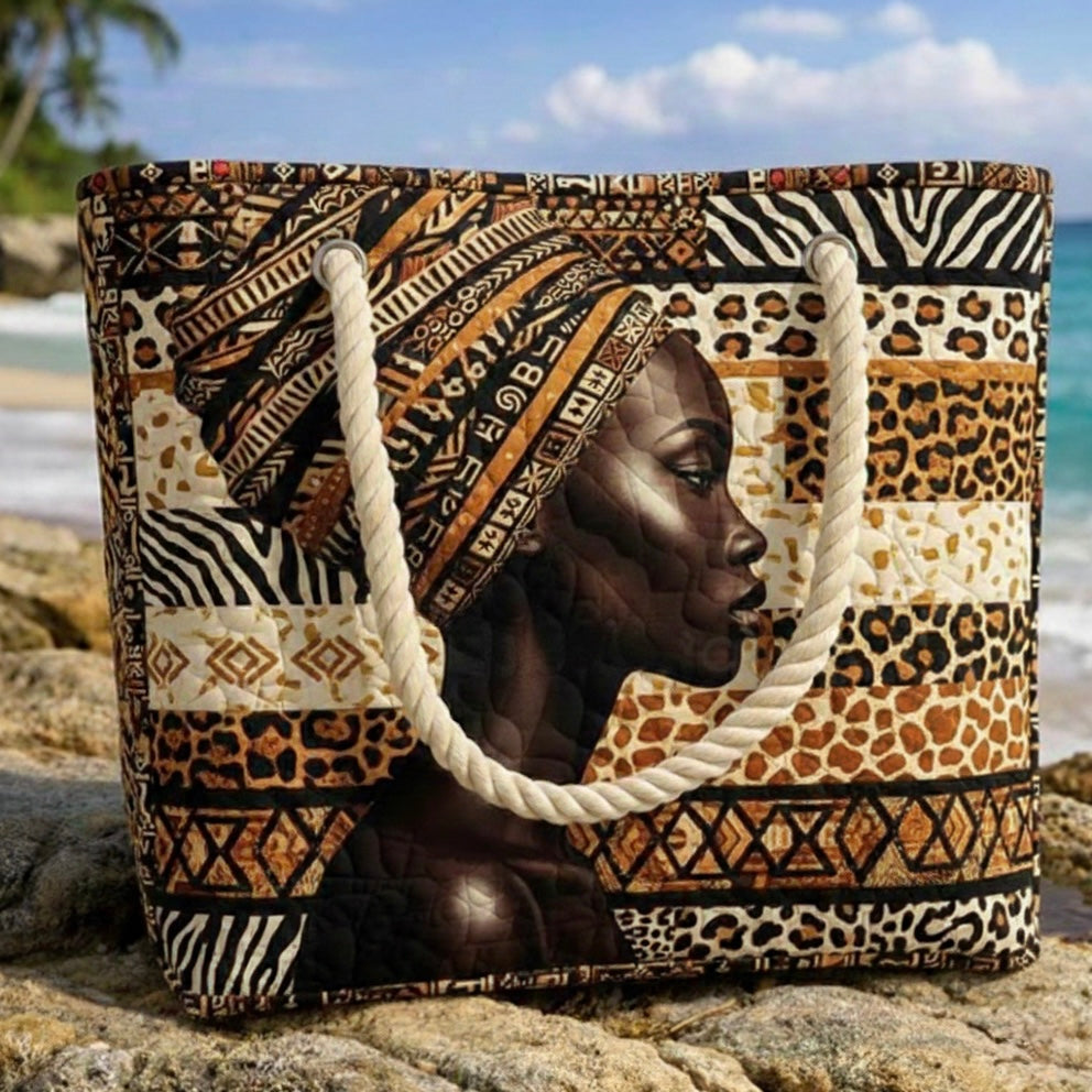 Kézzel Készített Strandtáska | Melanin Királynő