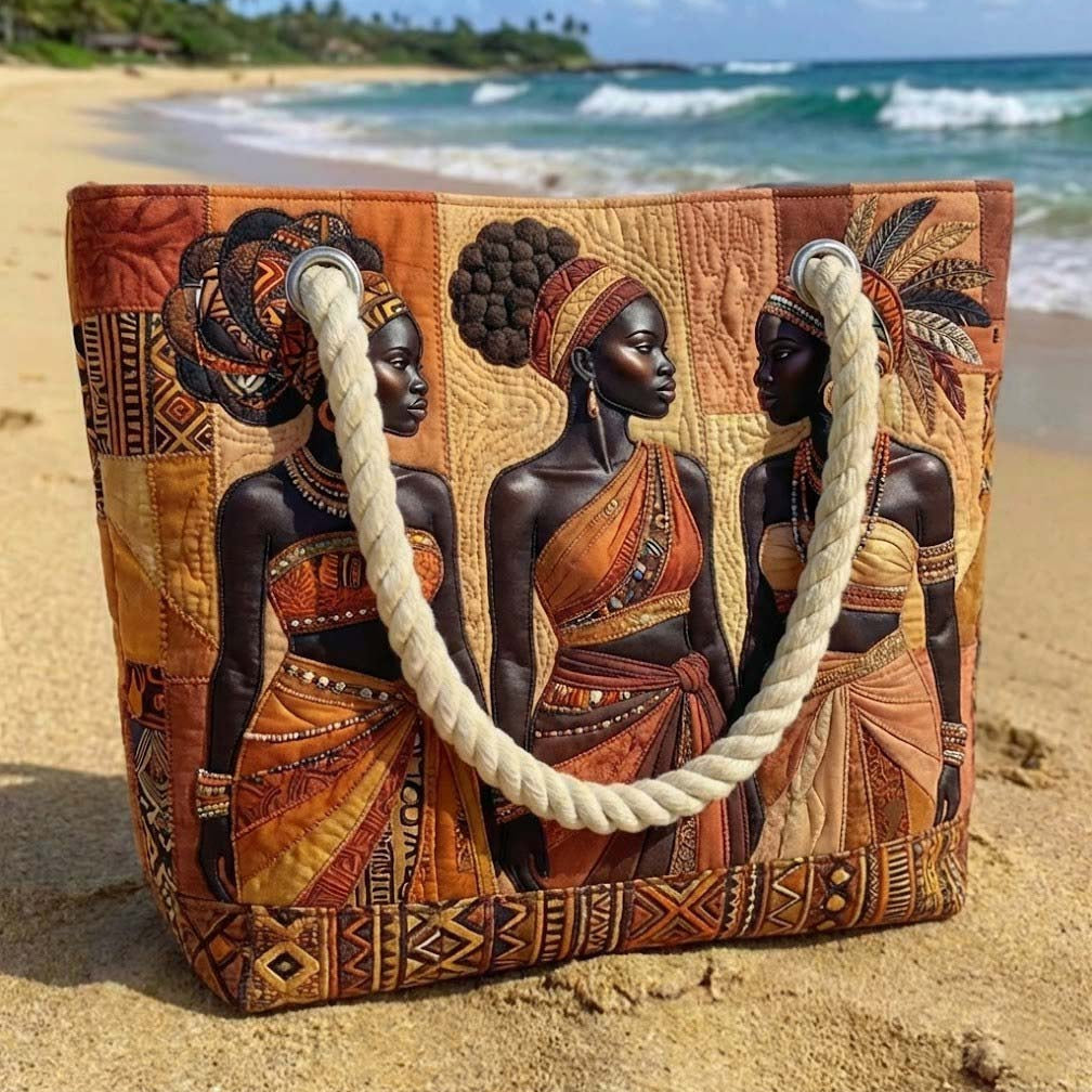 Kézzel Készített Strandtáska | Melanin Queens Glow