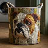 Rustikális Bulldog szennyestartó kosár