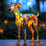 Whippet-ihlette üveg