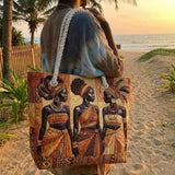 Kézzel Készített Strandtáska | Melanin Queens Glow